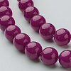 Natural Mashan Jade Round Beads Strands G-D263-10mm-XS12-3