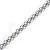 Tarnish Resistant 304 Stainless Steel Rolo Chains CHS-P002-01P-1MM-2
