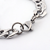 304 Stainless Steel Curb Chains  Necklaces X-NJEW-R063-30P-3