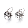 Tarnish Resistant 304 Stainless Steel Leverback Earring Findings X-STAS-P223-24P-1