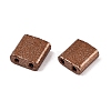 2-Hole Baking Paint Glass Seed Beads SEED-S023-17C-21-2