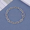 925 Sterling Silver Mariner Link Chain Bracelets for Women BJEW-BB59945-5