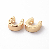 Brass Charms X-KK-R058-006G-2