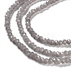 Baking Paint Imitation Jade Glass Bead Strands DGLA-A034-J2MM-A43-3