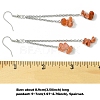 5Pair Brass Dangle Earrings EJEW-FS00040-2