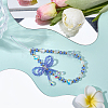 1Pc Bowknot Synthetic Quartz Bead Mobile Straps AJEW-BM0001-48B-4