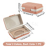 AHADERMAKER 3Pcs 3 Colors Portable Travel Plastic Soap Boxes AJEW-GA0005-73-2