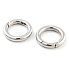 Non-Tarnish 316 Stainless Steel Spring Gate Rings STAS-M296-01P-A-01-1