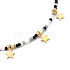 Star Pendant Necklaces NJEW-JN03074-4
