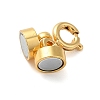 Brass Magnetic Clasps with Springs Clasps LS-KK-NH0002-15G-2