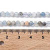 Natural Aquamarine Beads Strands G-L651-C09-4mm-5