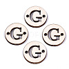 Unfinished Natural Poplar Wood Links Connectors WOOD-S045-140A-01G-1