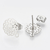 Non-Tarnish 304 Stainless Steel Stud Earring Findings STAS-S079-36B-2