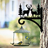 Iron Hanging Plant Hanger Bracket HJEW-WH0095-036-5