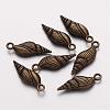 Tibetan Style Alloy Pendants TIBEP-20321-AB-NR-1