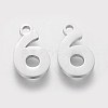 201 Stainless Steel Charms STAS-Q201-T408-6-2