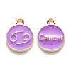 Alloy Enamel Pendants ENAM-S124-01B-01D-1
