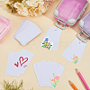 100Pcs PVC Plastic Blank Big Pendants KY-SP0001-72C-4