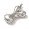 Non-Tarnish 304 Stainless Steel Pendants STAS-M017-08P-25-2