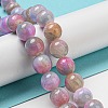 Dyed Natural Jade Beads Strands G-F764-03E-2