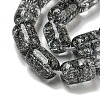 Transparent Crackle Glass Beads Strands X-GLAA-NH0001-04D-3