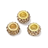 Alloy Rhinestone Clay Pave Beads ALRI-D300-04G-07-1