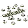 Brass Grade A Rhinestone Spacer Beads RB-A014-Z8mm-07S-1