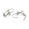 Tarnish Resistant 304 Stainless Steel Leverback Earring Findings STAS-K218-08P-2