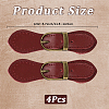Leather Toggle Buckle AJEW-CL0003-73A-2