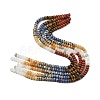 Natural Red Jasper & Tiger Eye & Blue Spot Jasper & Dalmatian Jasper & Topaz Jade & Tianshan Cui Quartzite Beads Strands GG-CBA9281-A08-5x8mm-3