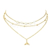 3 Layered Necklaces NJEW-JN02560-2