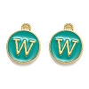 Golden Plated Alloy Enamel Charms LS-ENAM-Q437-15W-1