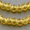 Transparent Glass Beads Strands X-GLAA-R135-2mm-04-1