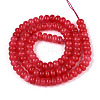 Dyed Natural White Jade Beads Strands G-T139-59A-05-2