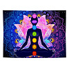Polyester Yoga Theme Wall Hanging Tapestry WG68988-16-1