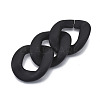 Spray Painted CCB Plastic Linking Rings CCB-R104-01C-01-3