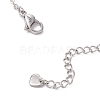 Brass Cable Chains Ring Bracelets for Women BJEW-JB11484-01-5