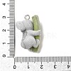 Flocky Resin Pendants FIND-I044-30-3