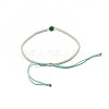 Adjustable Natural Agate Braided Bead Bracelets BJEW-F391-A15-4