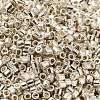 Electroplate Glass Seed Beads X-SEED-S042-01B-08-3