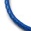 Leather Braided Cord Bracelets BJEW-G675-06G-12-2