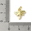 Brass Micro Pave Colorful Cubic Zirconia Charms KK-M283-26B-02-3