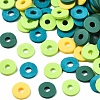 Handmade Polymer Clay Beads Strands CLAY-R089-6mm-T02B-35-2
