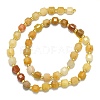 Natural Golden Silk Jade  Beads Strands G-I376-D55-01-2