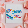 PET Hollow out Drawing Painting Stencils Sets for Kids Teen Boys Girls DIY-WH0172-442-5