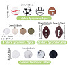 68Pcs 14 Styles Food Grade Eco-Friendly Silicone Beads SIL-GA0001-24B-2
