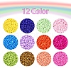 226.8g 12 Color 12/0 Baking Paint Glass Seed Beads SEED-YW0001-78-2