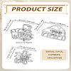 3Pcs 3 Styles Metal Hollow Claw Hair Clips OHAR-LP0001-21P-2
