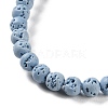Synthetic Lava Rock Dyed Beads Strands G-H311-08A-06-4