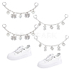 4Pcs Iron Boot Strap Chains HJEW-OC00220-1